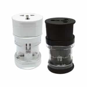Universal Travel Adapter with Sliding Plugs