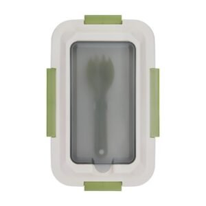 LETUS 5-Compartment Lunch Box with Spork – 1200ml