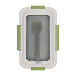 LETUS 5-Compartment Lunch Box with Spork – 1200ml