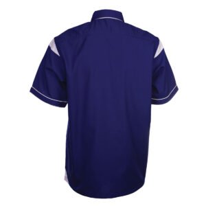 Unisex Executive Uniform Shirt Short Sleeve with Shoulder Panels