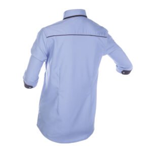 Ladies Corporate Shirt 3/4 Sleeve with Contrast Placket Stripe