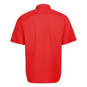 Unisex Short Sleeve Corporate Shirt – Tetron Rayon Button-Down Collar