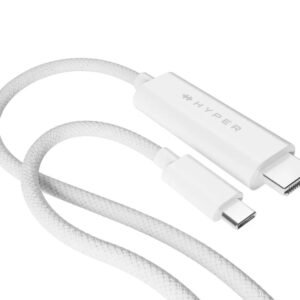 HyperDrive USB-C to HDMI 4K60Hz Cable 2.5m – White