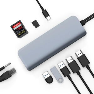 HyperDrive VIPER 10-in-2 USB-C Hub for MacBook – Grey