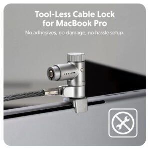 HyperShield MacBook Pro Master-Keyed Cable Lock – 25-Pack