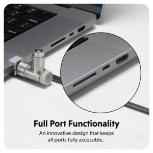 HyperShield MacBook Pro Master-Keyed Cable Lock – 25-Pack