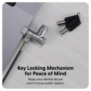 HyperShield MacBook Pro Master-Keyed Cable Lock – 25-Pack