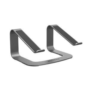 HyperSpace® Ergonomic Aluminium Laptop Stand – Space Grey