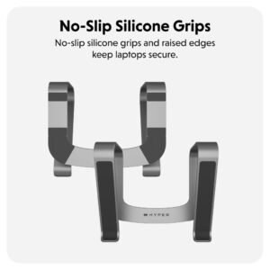 HyperSpace® Ergonomic Aluminium Laptop Stand – Space Grey