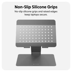 HyperSpace™ Adjustable Foldable Laptop Stand – Space Grey