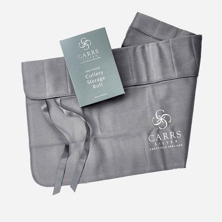 Carrs Silver Anti-Tarnish 12 Piece Cutlery Storage Roll