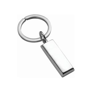 Sterling Silver Ingot Keyring