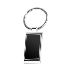 Arven Rectangular Metal Key Holder with Black Panel
