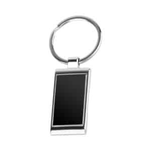 Arven Rectangular Metal Key Holder with Black Panel