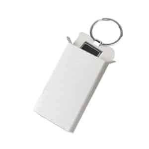 Arven Rectangular Metal Key Holder with Black Panel