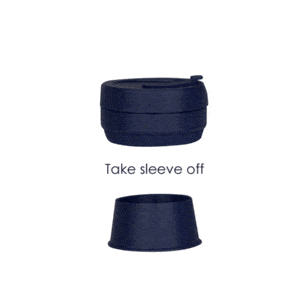 MAYOR Collapsible Silicone Cup with Straw – 355ml