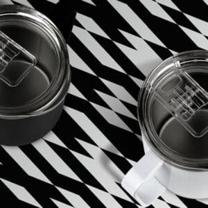 Custom Stainless Steel Coffee Mug with Slide Lid & Handle
