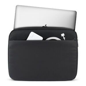 Cushioned Laptop Sleeve with Front Pocket – up to 14in