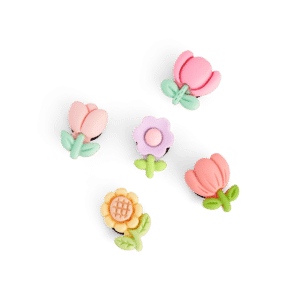 Decorative Clip-On Charm Sets in Cute Designs