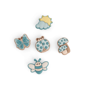 Decorative Clip-On Charm Sets in Cute Designs
