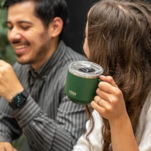 TYESO Insulated Camping Mug with Lid