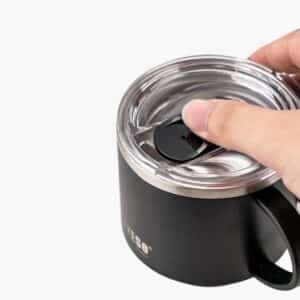 TYESO Insulated Camping Mug with Lid