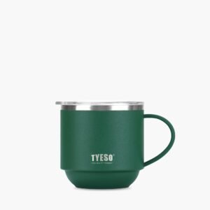 TYESO Insulated Camping Mug with Lid