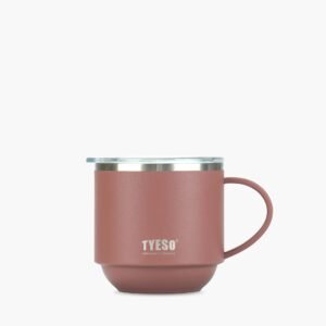 TYESO Insulated Camping Mug with Lid