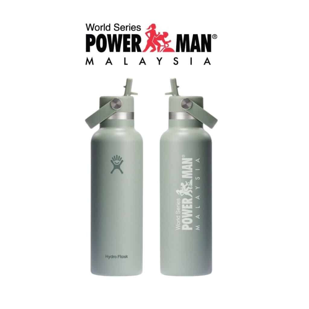 Hydro Flask Bottle with Custom Logo Engraving Sample