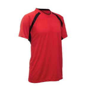 Custom Quick Dry Raglan T-Shirt with Contrast Shoulder Panels 160GSM