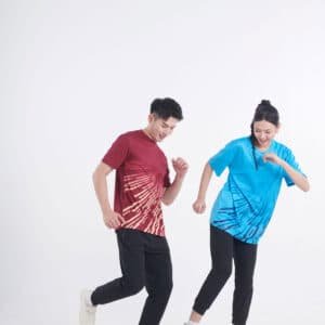 Custom Sublimation T-Shirt with Streak Pattern – Quick Dry 150GSM