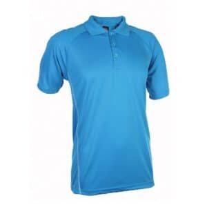Custom Quick Dry Raglan Polo with Side Piping – Microfibre 140GSM