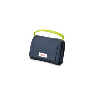 Thermos Foldable Lunch and Shopping Bag Navy and Purple