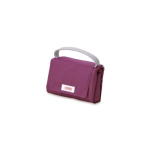 Thermos Foldable Lunch and Shopping Bag Navy and Purple