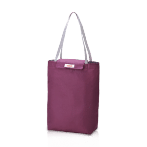 Thermos Foldable Lunch and Shopping Bag Navy and Purple