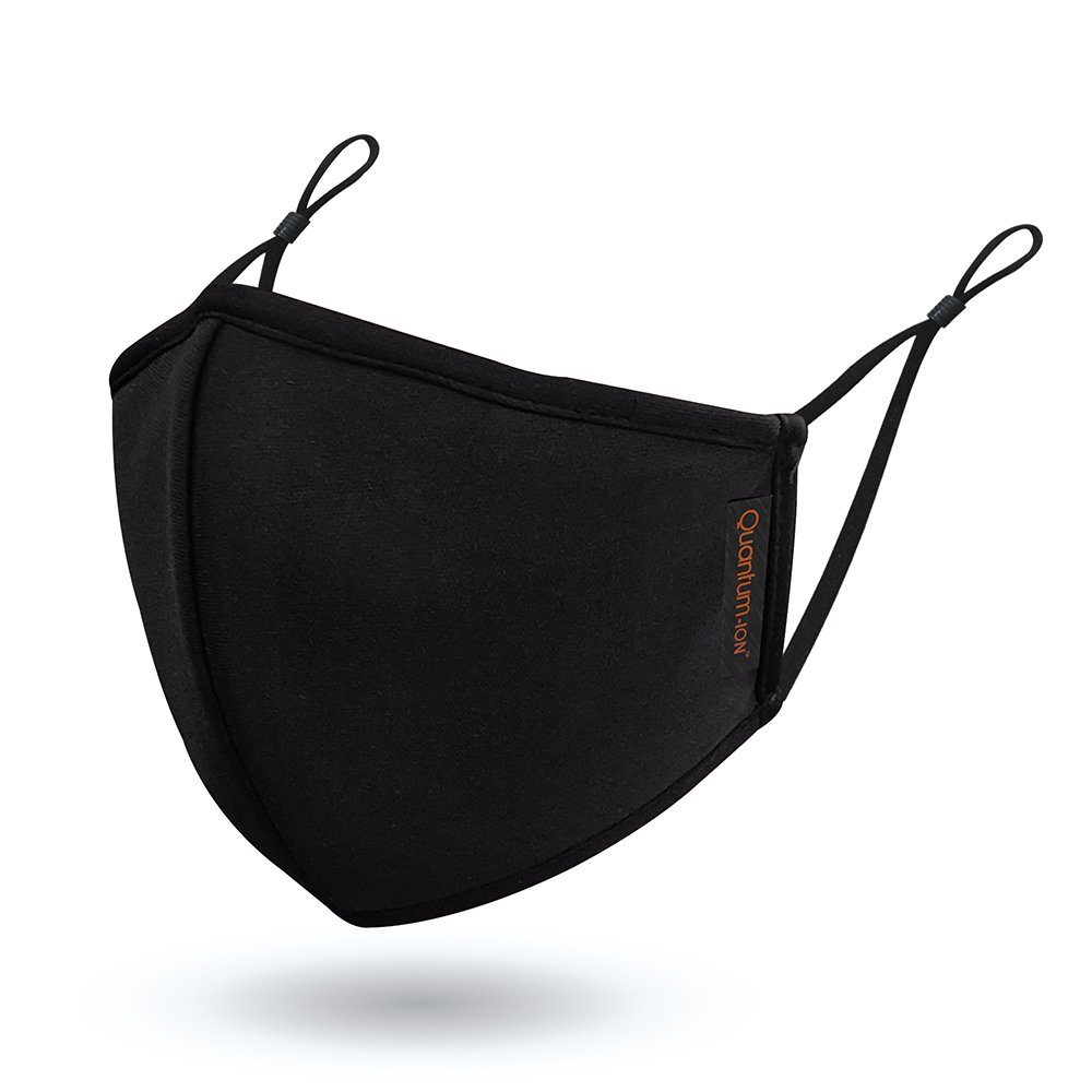 Reusable 3-Ply Antimicrobial Coated Face Mask – Black or Grey
