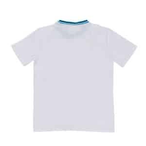 Custom TC T-Shirt with Striped Ribbed Collar – 175GSM Round Neck