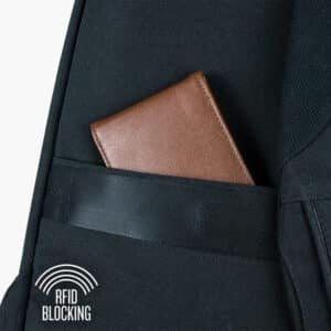 Terminus Explorer Laptop Backpack with RFID Pocket – Black