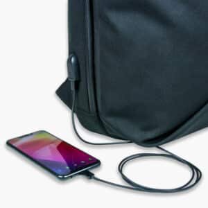 Terminus Explorer Laptop Backpack with RFID Pocket – Black