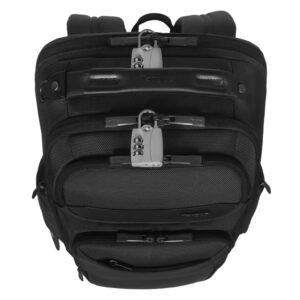 Targus Executive Laptop Backpack Black with Trolley Sleeve