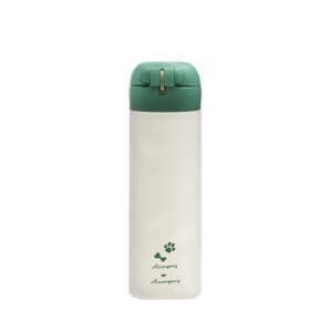 Thermos Push-Button Flask with Pet Dog Prints