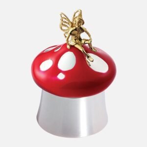 Tooth Fairy Toadstool Keepsake Box – Sterling Silver