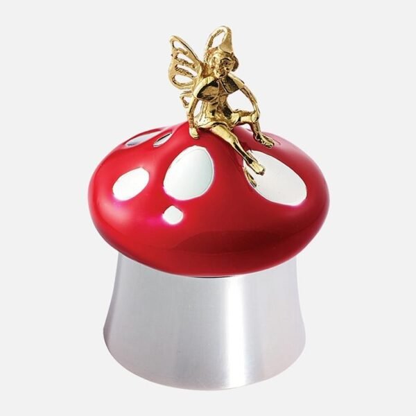 Tooth Fairy Toadstool Keepsake Box – Sterling Silver