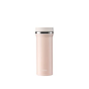Slim Insulated Bottle with Straw Lid in Pastel Colours