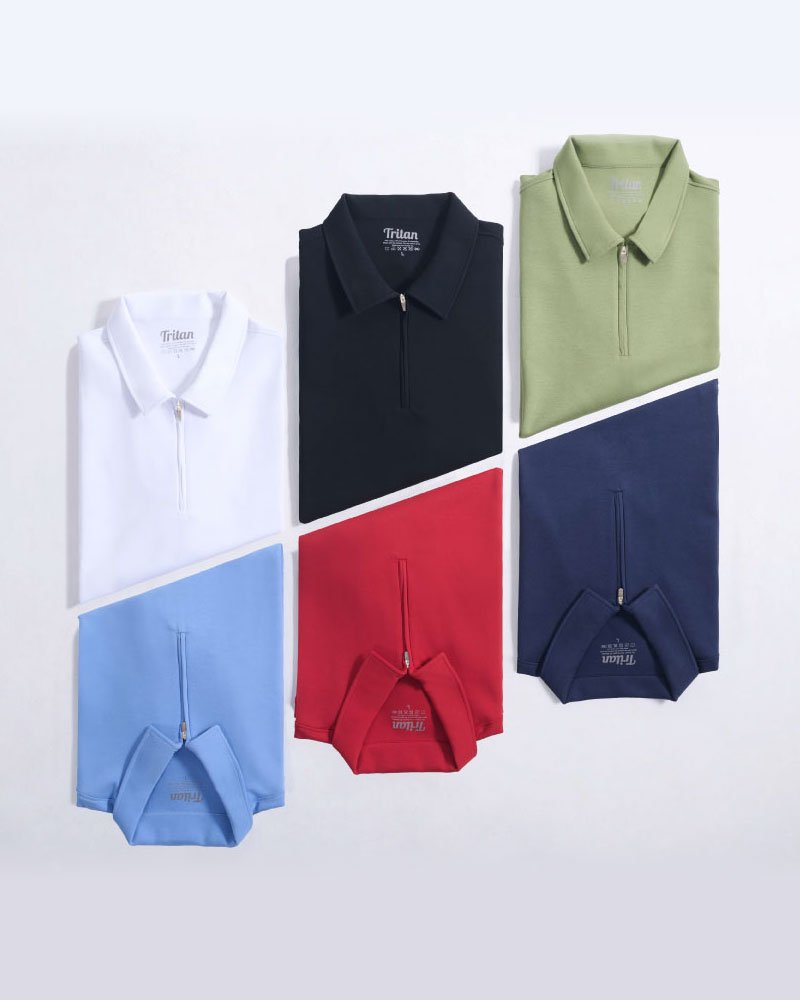 Custom Tritan Premium Stretch Polo – Cotton Poly Spandex 220GSM