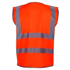 Custom Safety Vest with Reflective Tape & Pockets – Hi-Vis