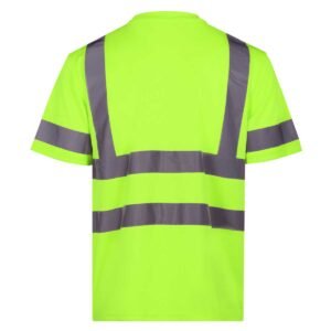 Custom Hi-Vis Safety T-Shirt with Reflective Tape – Quick Dry