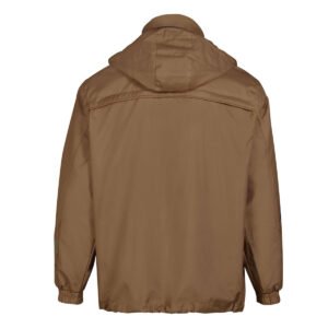 Custom Windbreaker Jacket with Hidden Hood – Full Zip 125GSM