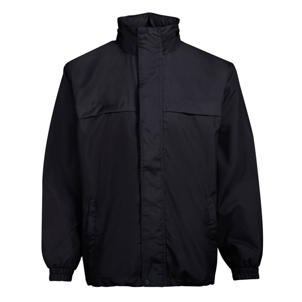Custom Windbreaker Jacket with Hidden Hood – Full Zip 125GSM