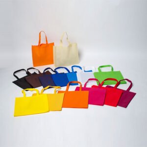 Custom Printed Non Woven Tote Bag 90GSM with Long Handles